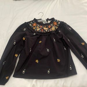 Anthropologie Long Sleeve Top!